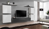 Show details for ASM Switch IV Wall Unit Graphite/White