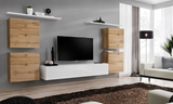 Show details for ASM Switch IV Wall Unit White/Wotan Oak