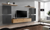 Show details for ASM Switch IV Wall Unit Wotan Oak/Graphite