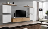 Show details for ASM Switch IV Wall Unit Wotan Oak/White