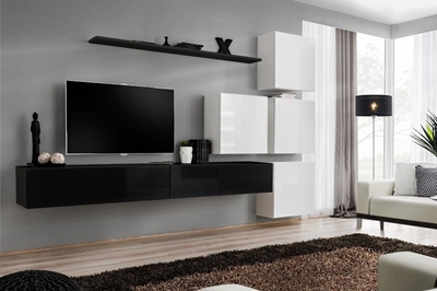 Picture of ASM Switch IX Wall Unit Black/White