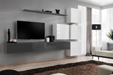 Show details for ASM Switch IX Wall Unit Graphite/White