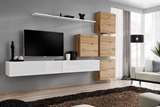 Show details for ASM Switch IX Wall Unit White/Wotan Oak