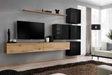 Show details for ASM Switch IX Wall Unit Wotan Oak/Black