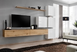 Show details for ASM Switch IX Wall Unit Wotan Oak/White