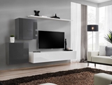 Show details for ASM Switch V Wall Unit Graphite/White