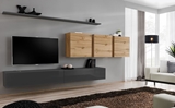 Show details for ASM Switch VII Wall Unit Graphite/Wotan Oak