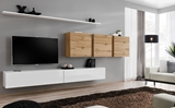 Show details for ASM Switch VII Wall Unit White/Wotan Oak