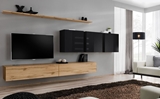 Show details for ASM Switch VII Wall Unit Wotan Oak/Black