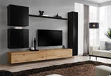 Show details for ASM Switch VIII Wall Unit Black/Wotan Oak