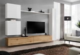 Show details for ASM Switch VIII Wall Unit White/Wotan Oak