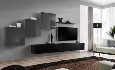 Picture of ASM Switch X Wall Unit Graphite/Black