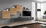 Show details for ASM Switch X Wall Unit Wotan Oak/Graphite