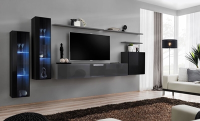 Picture of ASM Switch XI Wall Unit Black/Graphite