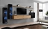 Picture of ASM Switch XI Wall Unit Black/Wotan Oak