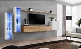 Show details for ASM Switch XI Wall Unit White/Wotan Oak