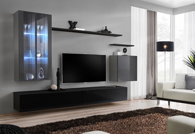 Picture of ASM Switch XII Wall Unit Black/Graphite