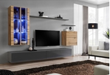 Show details for ASM Switch XII Wall Unit Graphite/Wotan Oak