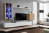 Picture of ASM Switch XII Wall Unit White/Wotan Oak