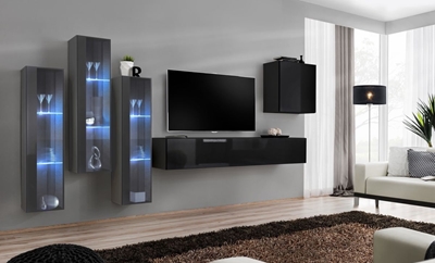 Picture of ASM Switch XIII Wall Unit Black/Graphite