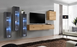 Show details for ASM Switch XIII Wall Unit Wotan Oak/Graphite