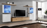 Show details for ASM Switch XIV Wall Unit Wotan Oak/White