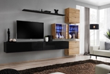 Show details for ASM Switch XIX Wall Unit Black/Wotan Oak