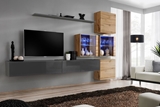 Show details for ASM Switch XIX Wall Unit Graphite/Wotan Oak