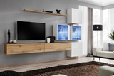 Show details for ASM Switch XIX Wall Unit Wotan Oak/White