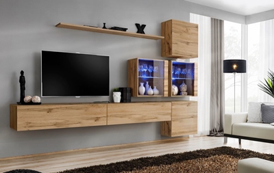 Picture of ASM Switch XIX Wall Unit Wotan Oak