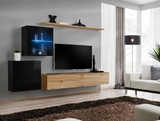 Show details for ASM Switch XV Living Room Wall Unit Set Wotan/Black