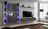 Show details for ASM Switch XVI Wall Unit Graphite/Wotan Oak