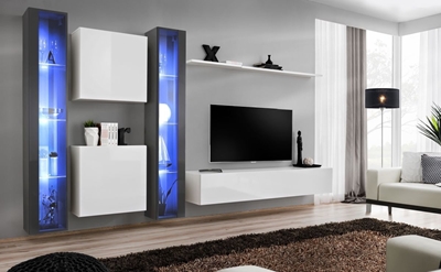 Picture of ASM Switch XVI Wall Unit White/Graphite