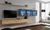 Picture of ASM Switch XVII Wall Unit Wotan Oak/Graphite