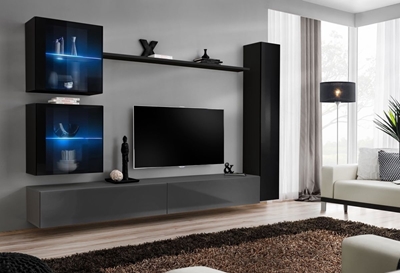 Picture of ASM Switch XVIII Wall Unit Black/Graphite