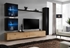 Picture of ASM Switch XVIII Wall Unit Black/Wotan Oak