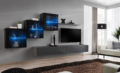 Picture of ASM Switch XX Wall Unit Black/Graphite