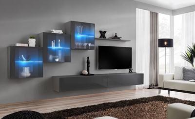 Picture of ASM Switch XX Wall Unit Graphite