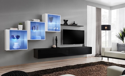 Picture of ASM Switch XX Wall Unit White/Black