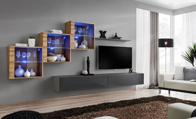 Picture of ASM Switch XX Wall Unit Wotan/Graphite