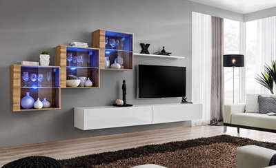 Picture of ASM Switch XX Wall Unit Wotan/White