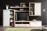 Show details for Black Red White Cancan 1 Wall Unit Sonoma Oak/Glossy White