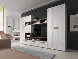 Show details for Idzczak Furniture Nova Wall Unit Northland / Truffle