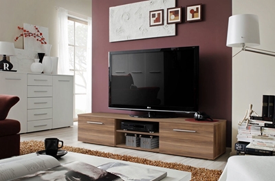 Picture of TV table ASM Bono II Plum, 1800x450x350 mm