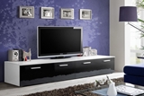 Show details for TV galds ASM Duo White/Black, 2000x450x350 mm