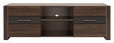 Show details for TV galds Black Red White Alhambra Brown, 1480x450x490 mm