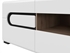 Picture of TV galds Black Red White Byron White/San Remo Oak, 1500x470x470 mm