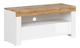 Show details for TV galds Black Red White Holten White/Wotan Oak, 1060x420x505 mm