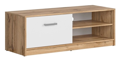 Picture of TV galds Black Red White Matos Wotan Oak/White, 1185x445x425 mm