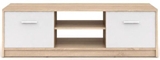 Show details for TV galds Black Red White Nepo Plus Sonoma Oak/White, 1385x465x425 mm